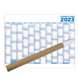 Koledarji 2024 > Stenski planerji 2025 > Stenski planer 2023 - 68 x 48 cm (B2) - moder - R