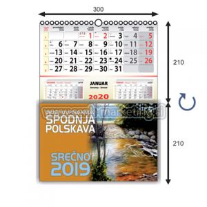 Koledarji 2024 > Drutveni koledarji 2025 > 12-listni koledar s podkartonom 2025