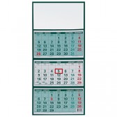 Tridelni lepljen koledar 2024 - zelen - R