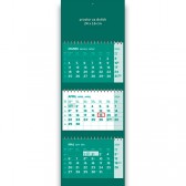 Tridelni barvni piralni koledar - zelen 2024 - EG