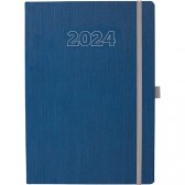 Dnevnik B5 z dnevnimi datumi 2024 moder - EU