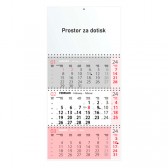 Tridelni poslovni piralni koledar 2024 - rde - ET