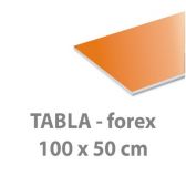 Reklamna tabla 100 x 50 cm (F*)